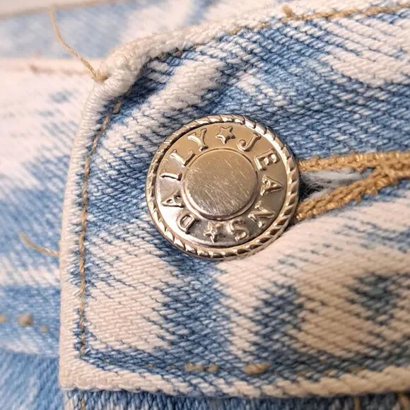 Vintage 90s Anti-Basic X Daily Jeans Size 9/10 Acid Wash Distressed High Rise - Picture 11 of 16